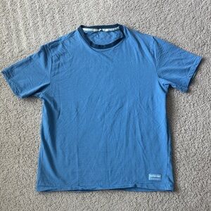 Scotch & Soda Men’s Blue Textured Crewneck Tee Shirt Size Large
